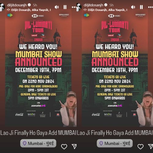 Picture Courtesy: Diljit Dosanjh IG story