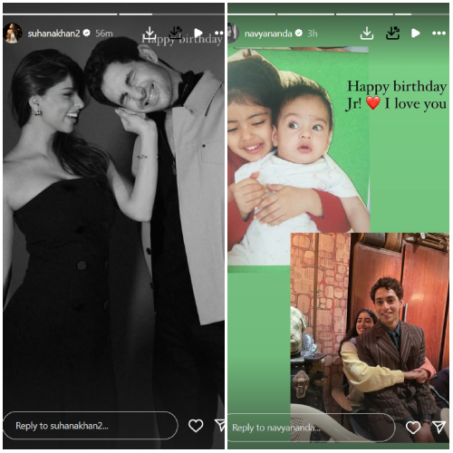 Pic Courtesy: Suhana Khan, Navya Nanda Instagram