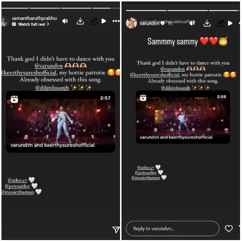 Pic Courtesy: Samantha Ruth Prabhu, Varun Dhawan Instagram