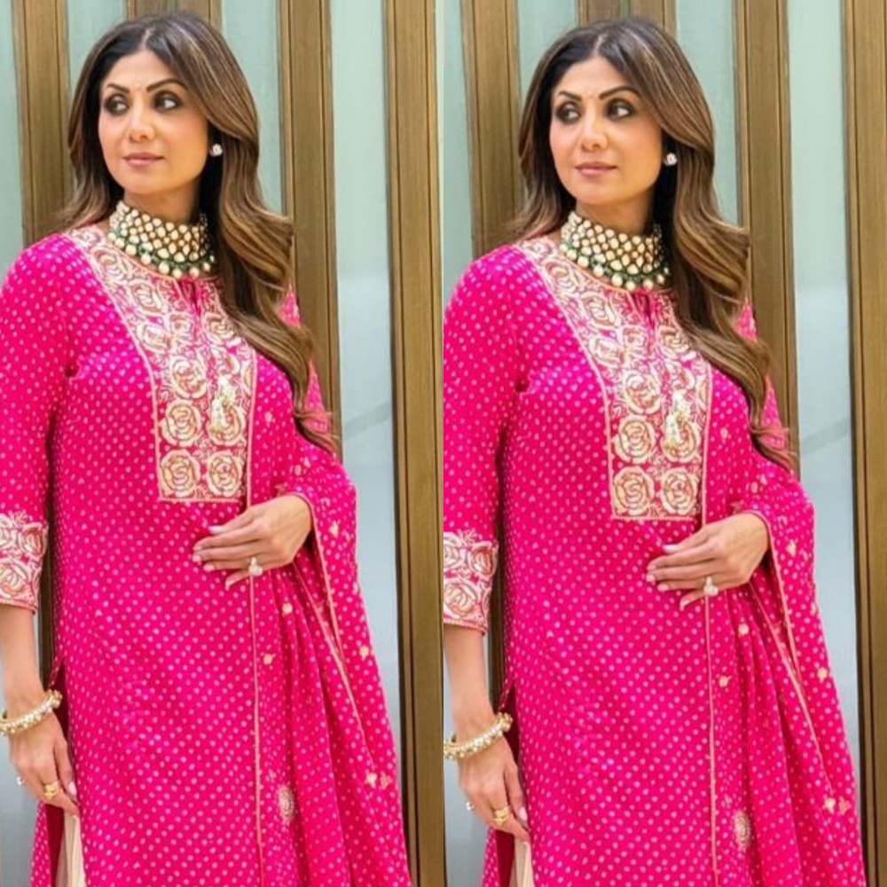 Shilpa Shetty’s ethnic vibes are off the charts in a stunning kurta and ghaghra combo t...
