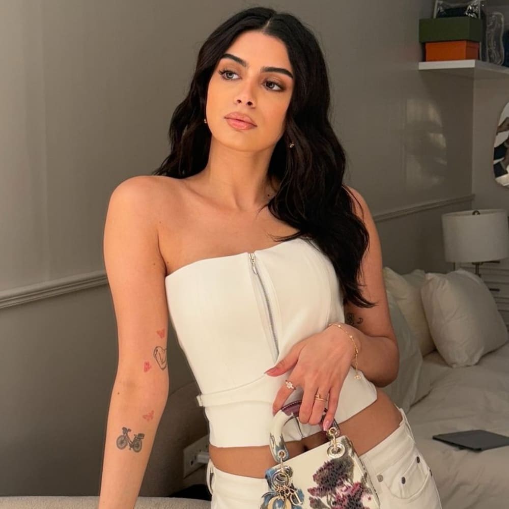Khushi Kapoor’s all-white tube top and pant look is classy and fab but it’s the mini La...
