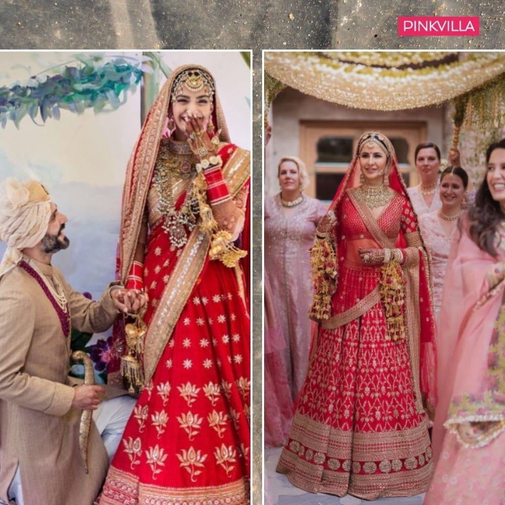Bride to be? 5 red bridal lehenga looks from Katrina Kaif, Sonam Kapoor and more to make a statement on your big day   Bride to be? 5 red bridal lehenga looks from Katrina Kaif, Sonam Kapoor and more to make a statement on your big day