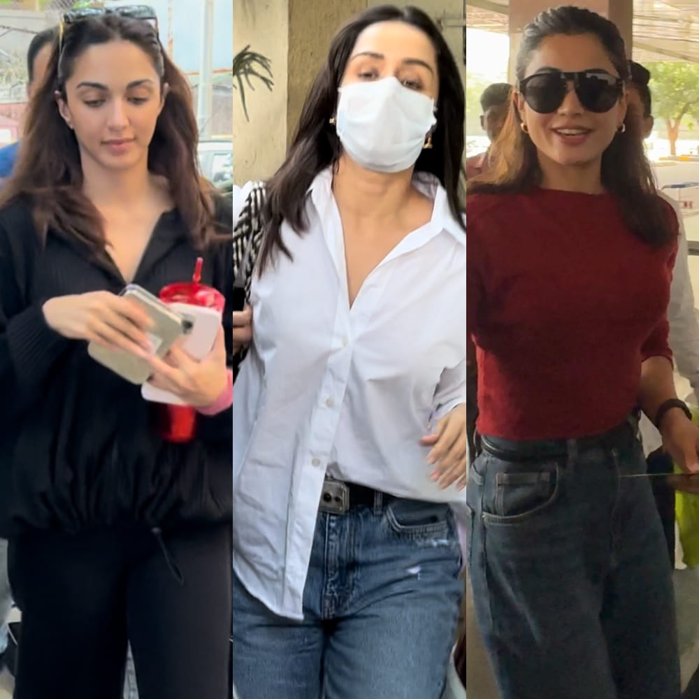 Kiara Advani, Shraddha Kapoor and Rashmika Mandanna serve mid-day outing goals with the...