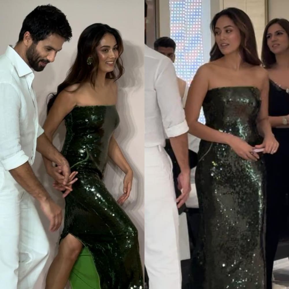 Mira Kapoor's green sequin dress worth Rs 48,934 is the ultimate style inspiration we n...