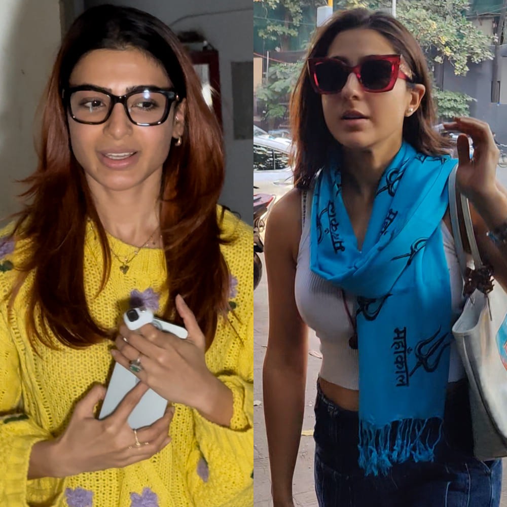 Sara Ali Khan channels streetwear cool while Samantha Ruth Prabhu keeps it cozy & warm ...