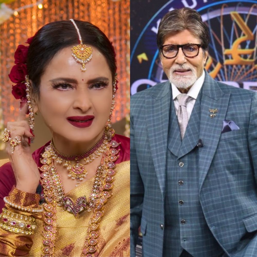 The Great Indian Kapil Show 2: Rekha reveals she is fan of Amitabh Bachchan-hosted Kaun... The Great Indian Kapil Show 2: Rekha reveals she is fan of Amitabh Bachchan-hosted Kaun...