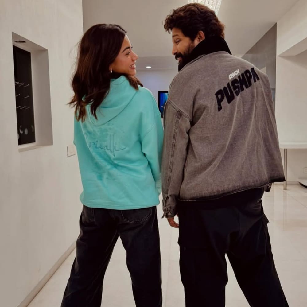 Rashmika Mandanna aka Srivalli and Allu Arjun aka Pushpa bring their iconic characters ... Rashmika Mandanna aka Srivalli and Allu Arjun aka Pushpa bring their iconic characters ...