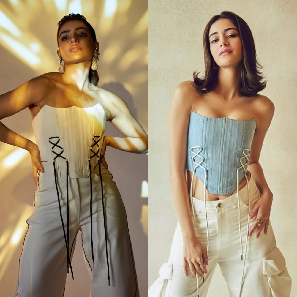 Samantha Ruth Prabhu vs Ananya Panday: Who do you think pulled off the lace corset top ...
