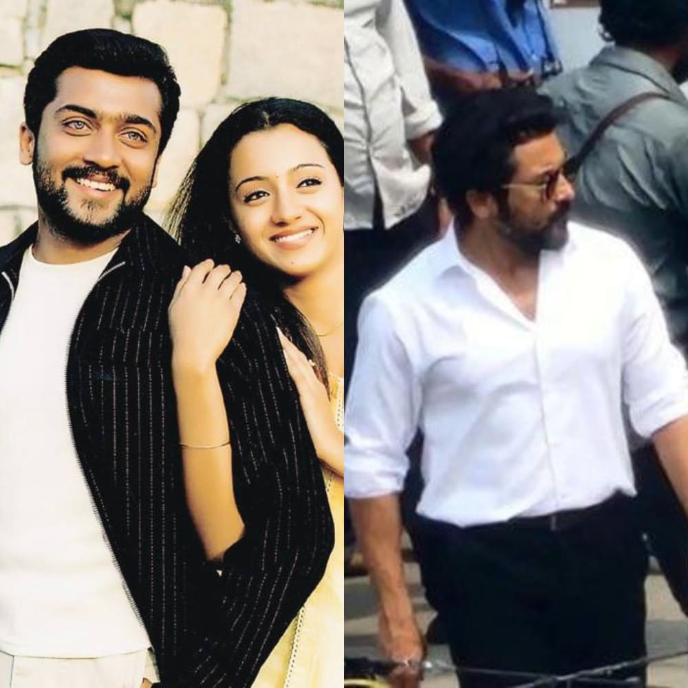 Suriya 45: Trisha to reunite with Suriya after 20 years for RJ Balaji's film? VIRAL pho... Suriya 45: Trisha to reunite with Suriya after 20 years for RJ Balaji's film? VIRAL pho...