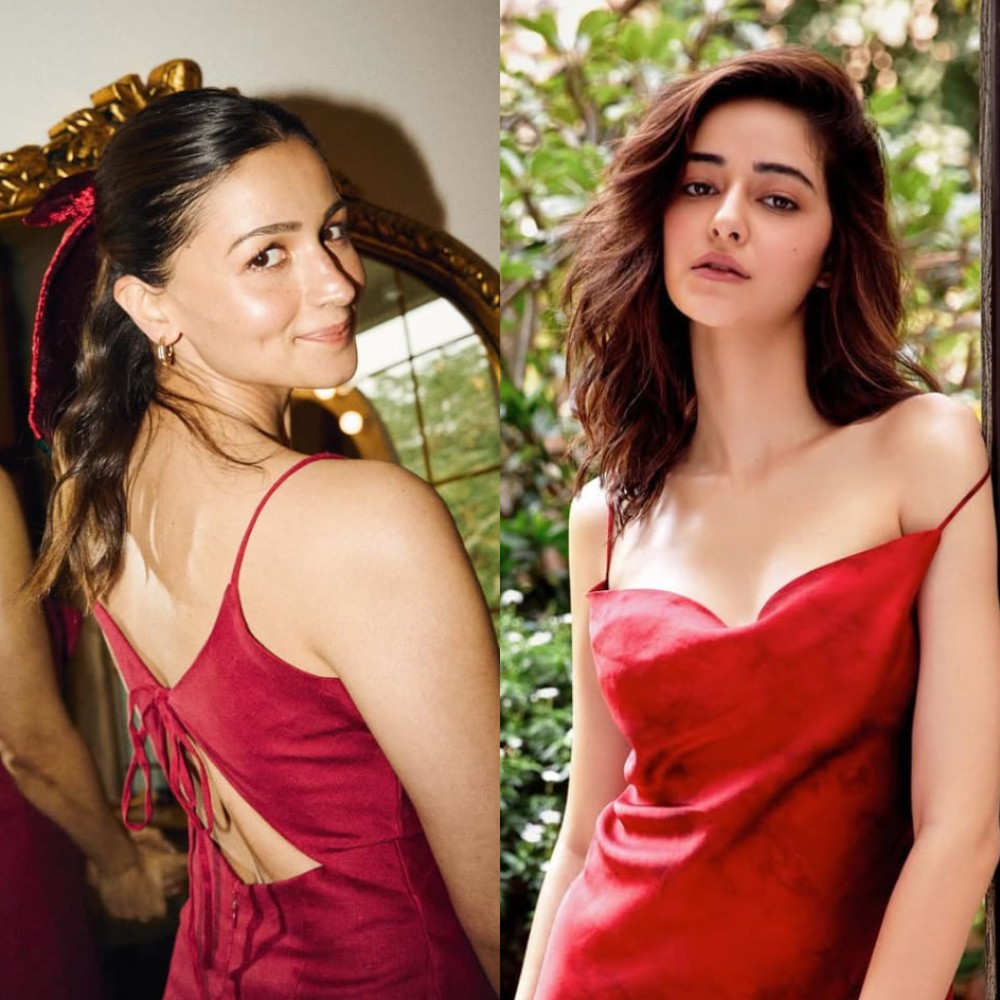 Alia Bhatt vs Ananya Panday Fashion Face-off: Who do you think styled the red slip dres...