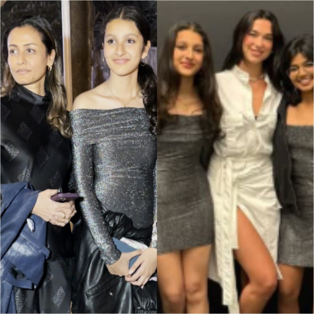 PICS: Mahesh Babu's wife Namrata and daughter Sitara pose with Dua Lipa at Mumbai conce... PICS: Mahesh Babu's wife Namrata and daughter Sitara pose with Dua Lipa at Mumbai conce...