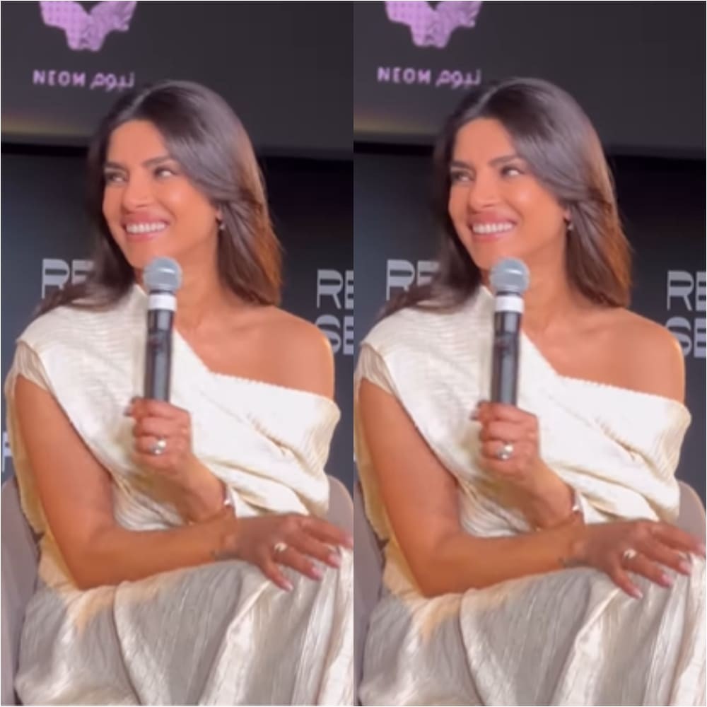 Priyanka Chopra exudes charm at the Red Sea Film Festival in off-shoulder white gown, r... Priyanka Chopra exudes charm at the Red Sea Film Festival in off-shoulder white gown, r...