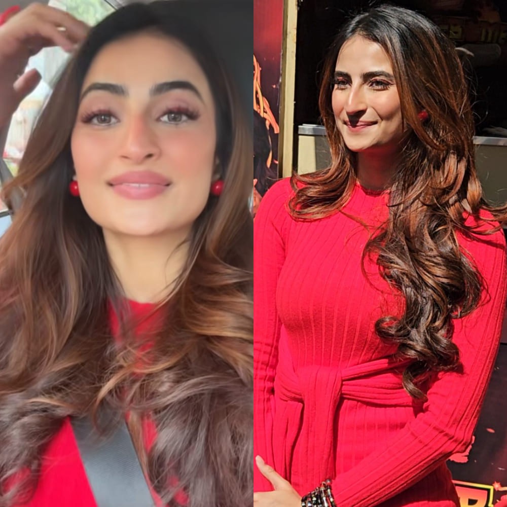 Palak Tiwari serves holiday glam with a sassy twist in a bright red ribbed mini dress Palak Tiwari serves holiday glam with a sassy twist in a bright red ribbed mini dress