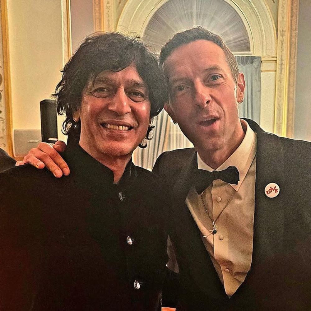 Ananya Panday’s dad Chunky poses with Coldplay’s Chris Martin, dances with daughter Rys... Ananya Panday’s dad Chunky poses with Coldplay’s Chris Martin, dances with daughter Rys...