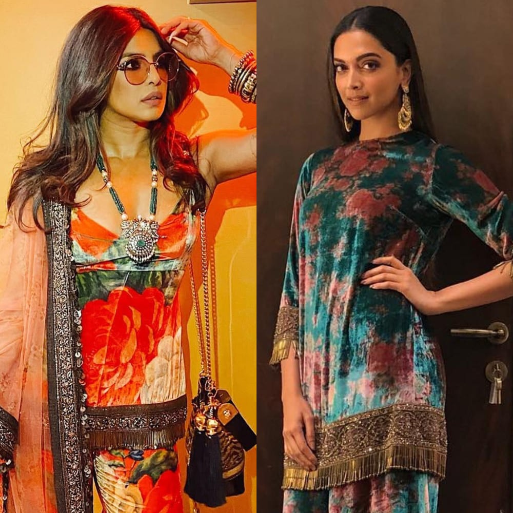 Priyanka Chopra vs Deepika Padukone Fashion Face Off: Who styled the velvet sharara set...