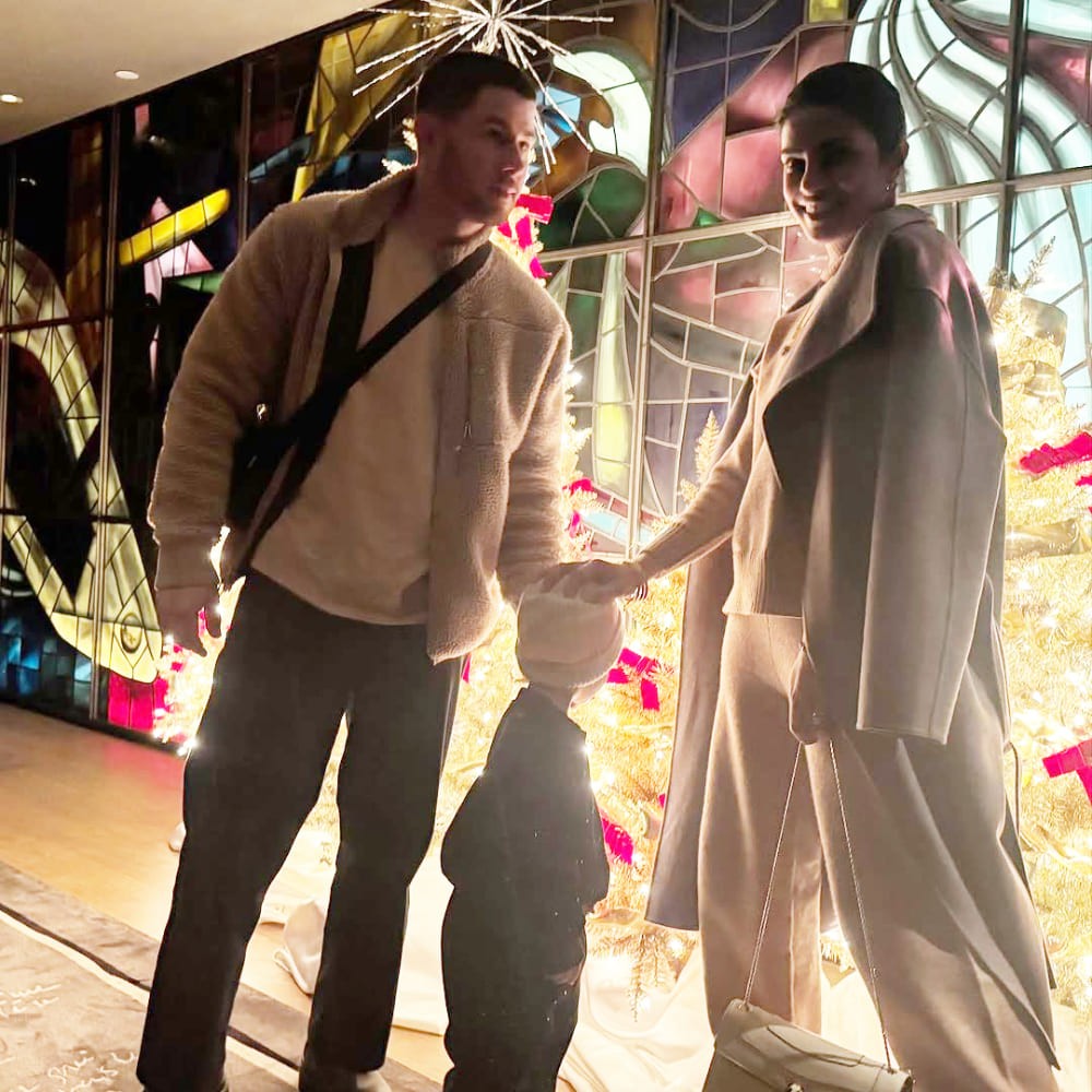Priyanka Chopra serves cozy Christmas look in beige co-ord set and trench coat, paired ... Priyanka Chopra serves cozy Christmas look in beige co-ord set and trench coat, paired ...