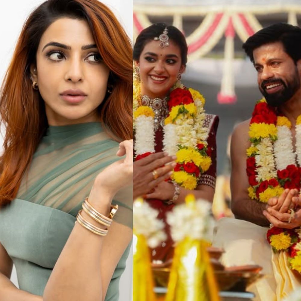 Samantha REACTS to Keerthy Suresh's wedding post; says 'this picture has my whole heart... Samantha REACTS to Keerthy Suresh's wedding post; says 'this picture has my whole heart...