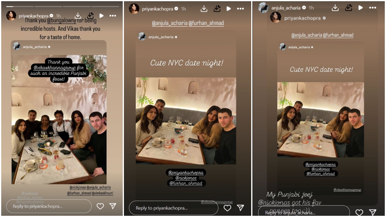 Pic Courtesy: Priyanka Chopra, Anjula Acharia Instagram
