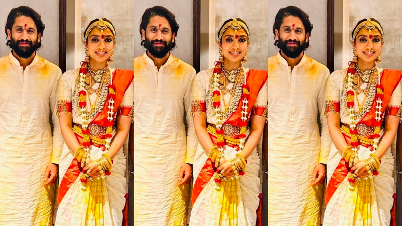 Sobhita Dhulipala's second wedding look in red-and-white Kanvjivaram saree is simple, traditional and elegant