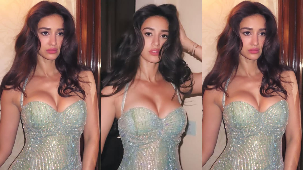  Disha Patani’s shimmery mini dress is all the bling you need for the upcoming holiday season 