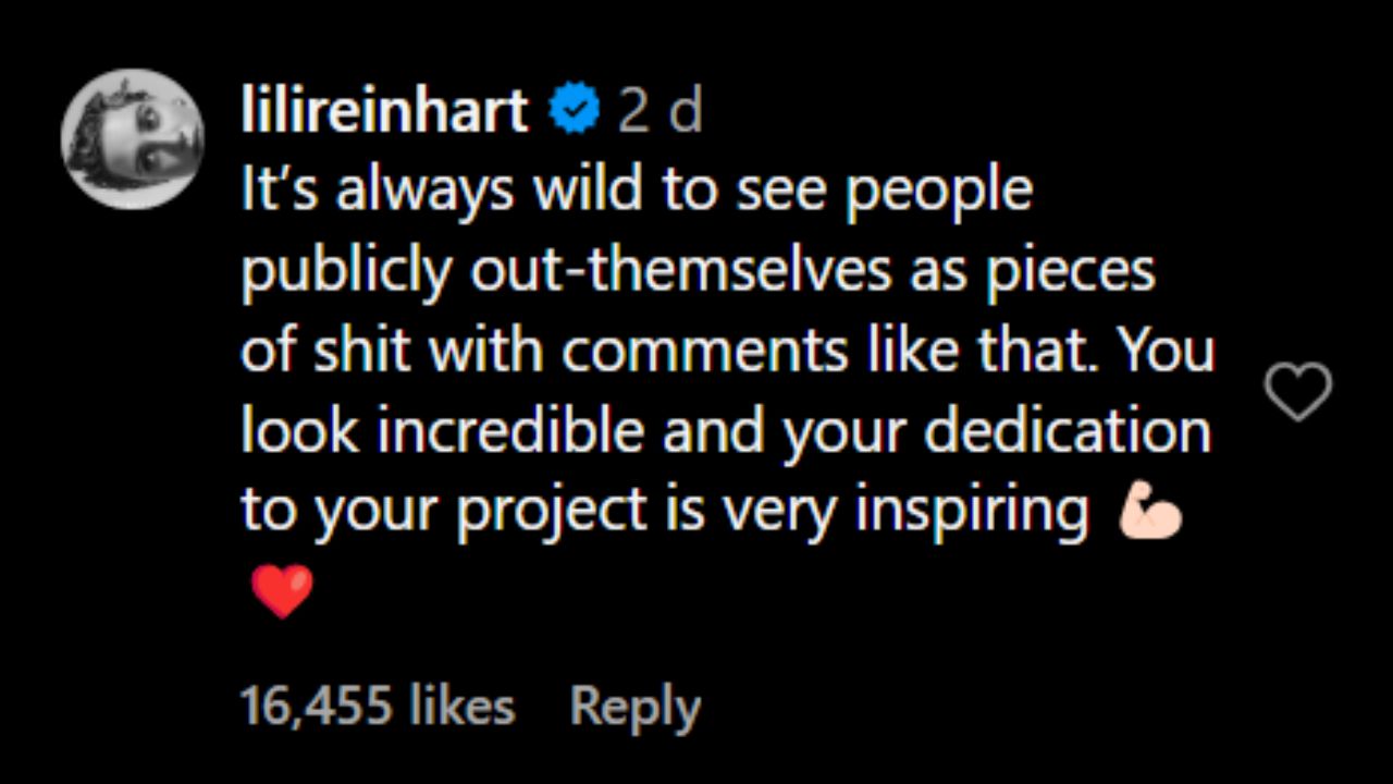 Comment from Sydney Sweeney's post