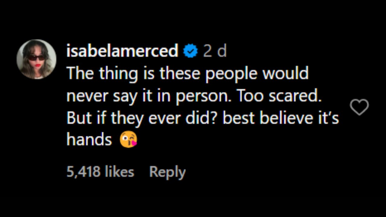 Comment from Sydney Sweeney's post