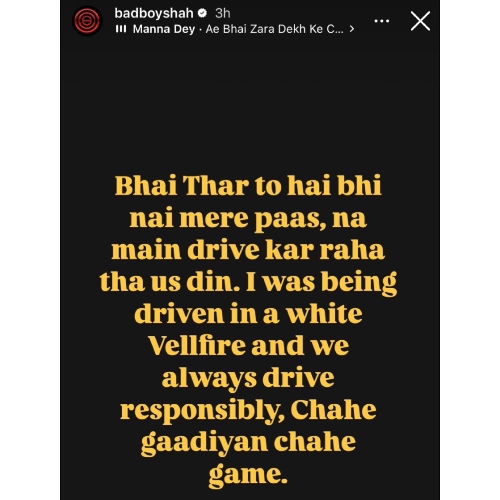 PC: Badshah/Instagram