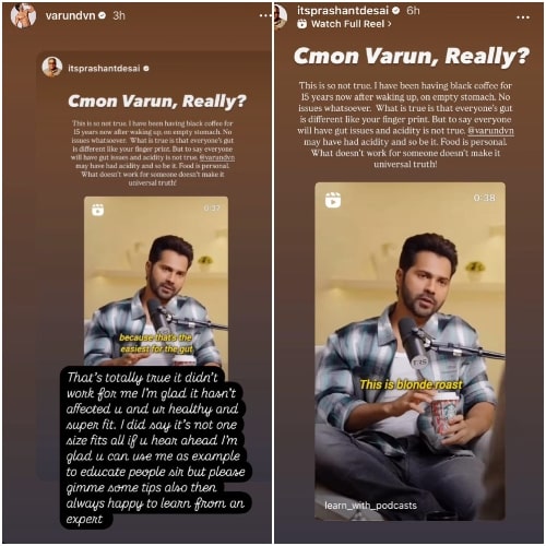 PC: Varun Dhawan/Instagram
