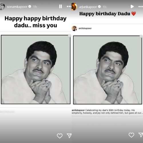 Picture Courtesy: Sonam Kapoor and Arjun Kapoor IG stories Picture Courtesy: Sonam Kapoor and Arjun Kapoor IG stories
