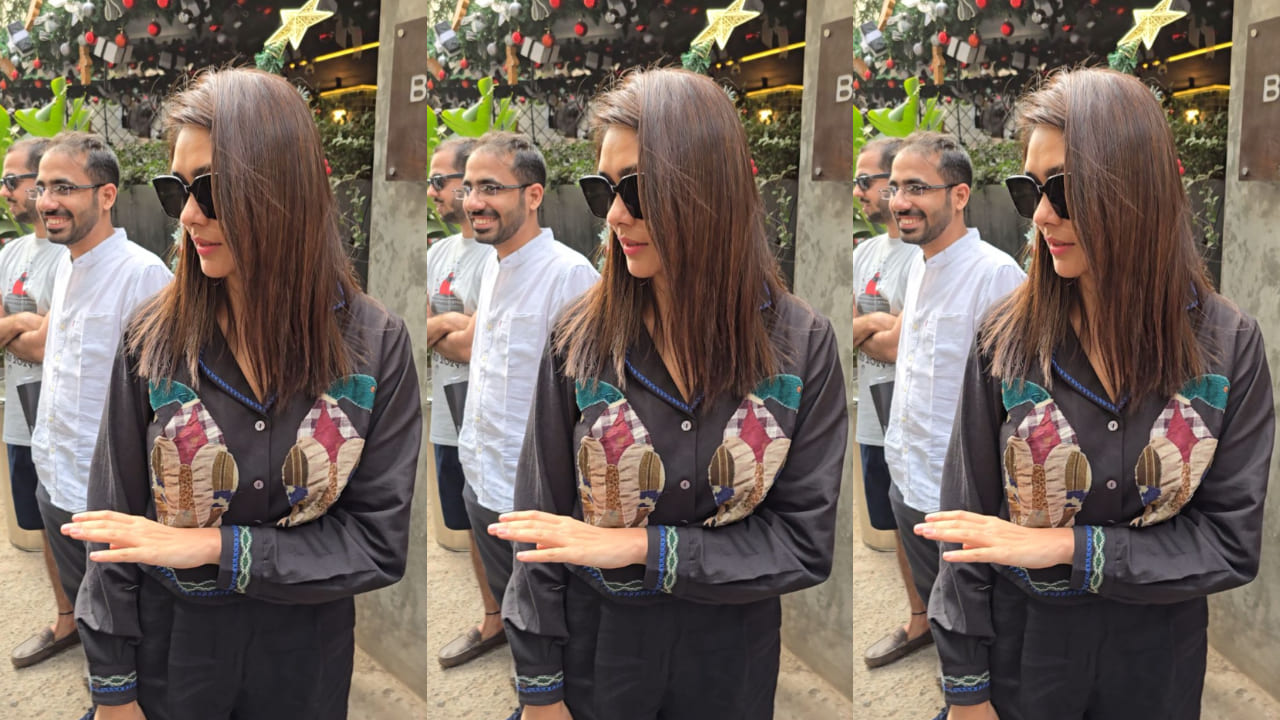 Mrunal Thakur aces the monochrome game with her all-black outfit, proving work co-ords don’t need to be boring