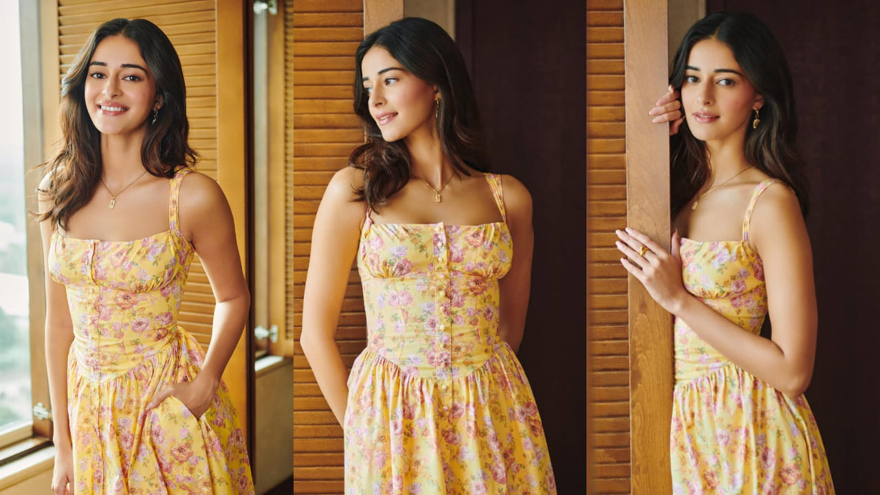 Ananya Panday and Janhvi Kapoor were spotted wearing similar floral dresses. 