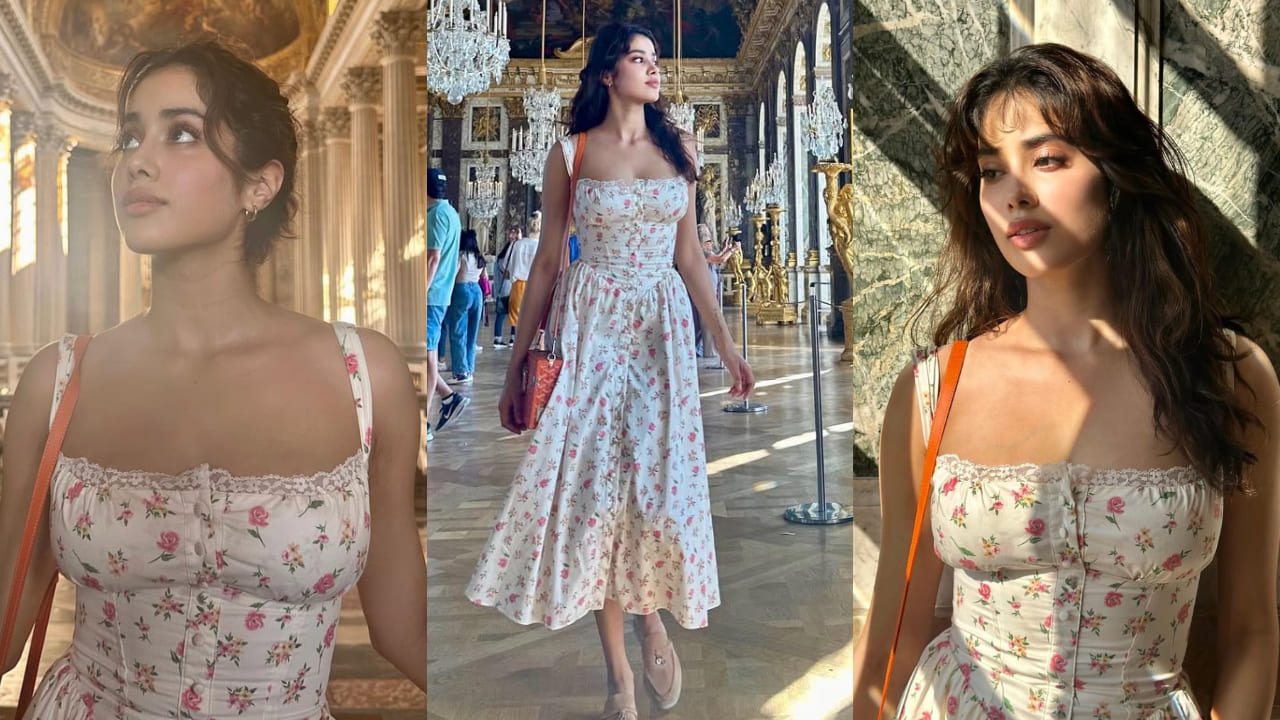 Ananya Panday and Janhvi Kapoor were spotted wearing similar floral dresses. 