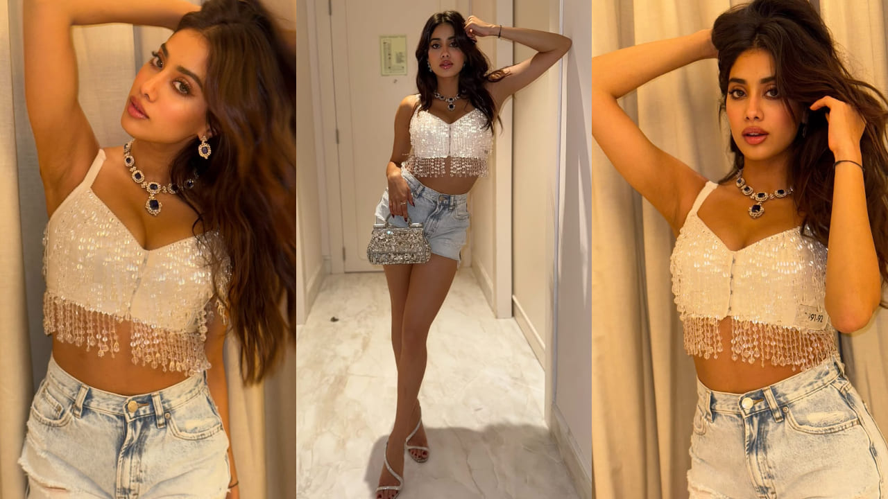 Janhvi Kapoor enjoys the best time of the year with a smooth transition from casual jeans to gown and hot shorts