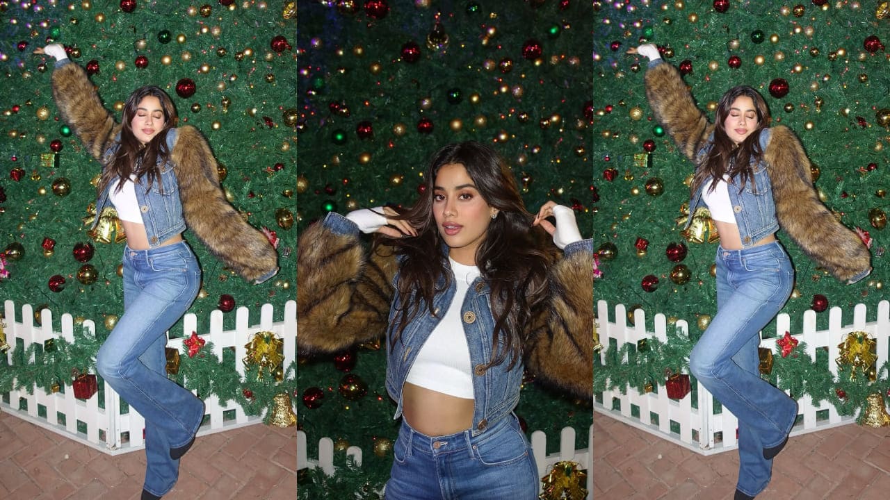 Janhvi Kapoor enjoys the best time of the year with a smooth transition from casual jeans to gown and hot shorts