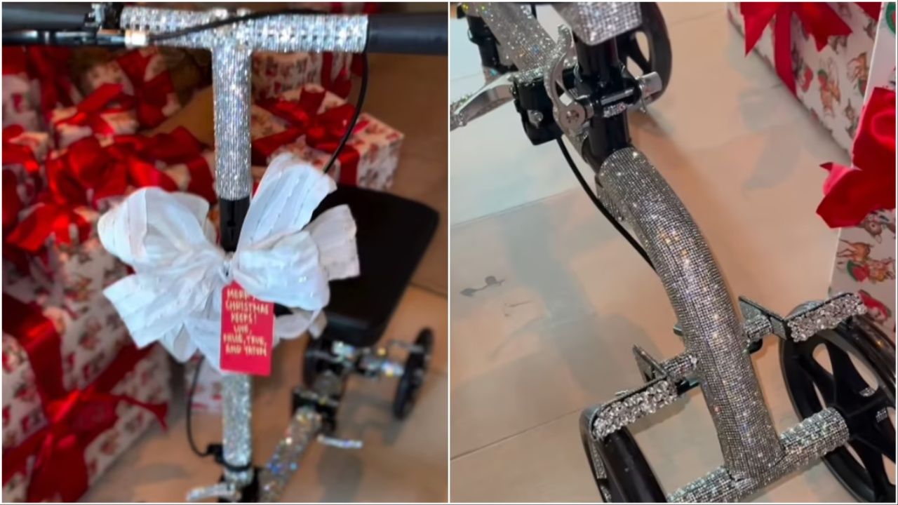 Khloé Kardashian's gift for sister Kim K (Instagram)