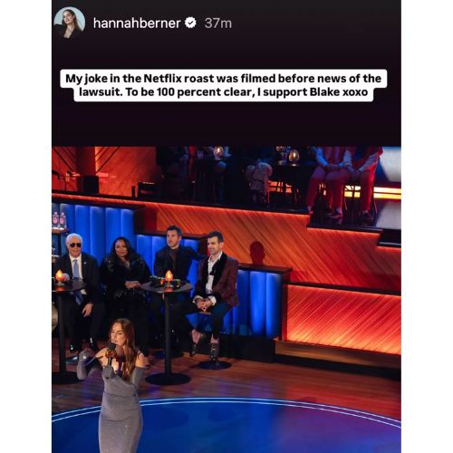 Hannah Berner's Instagram Stories