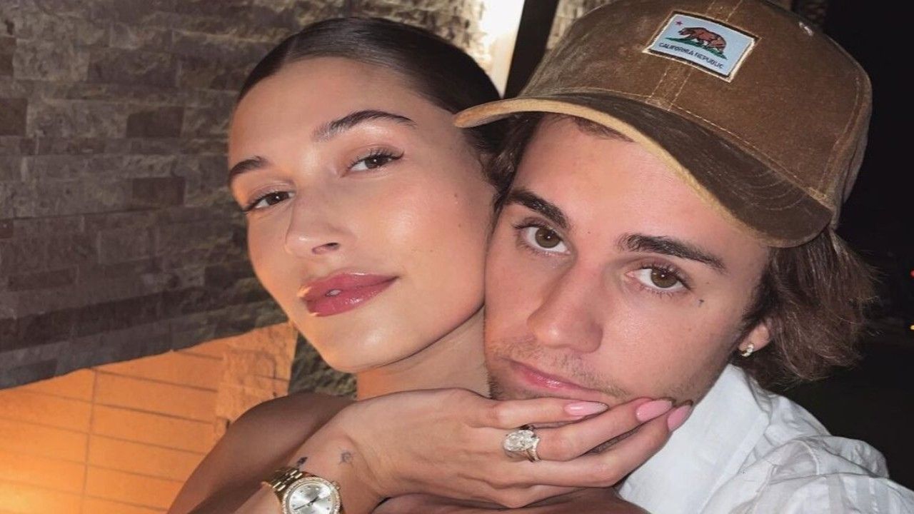 Justin and Hailey Bieber (via Instagram)