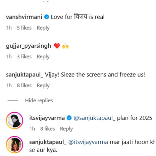 Pic Courtesy: Vijay Varma Instagram