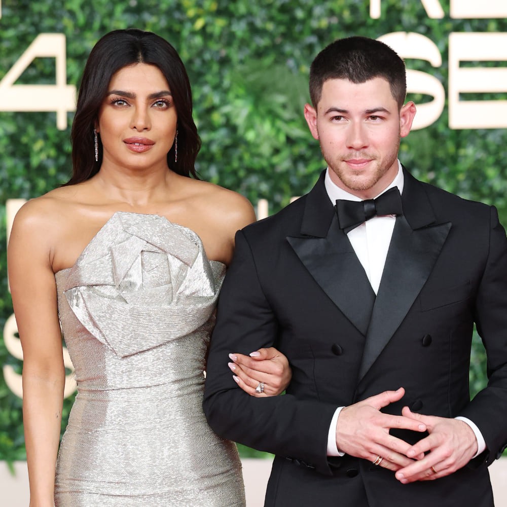 Priyanka Chopra takes center stage in reflective bugle bead origami rose motif gown at ... Priyanka Chopra takes center stage in reflective bugle bead origami rose motif gown at ...