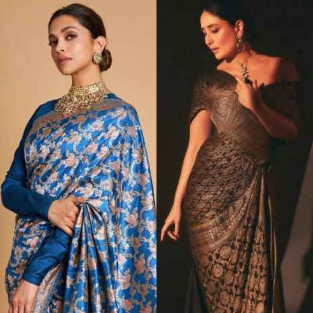 5 ways to style Banarasi sarees this wedding season, inspired by Janhvi Kapoor, Deepika...