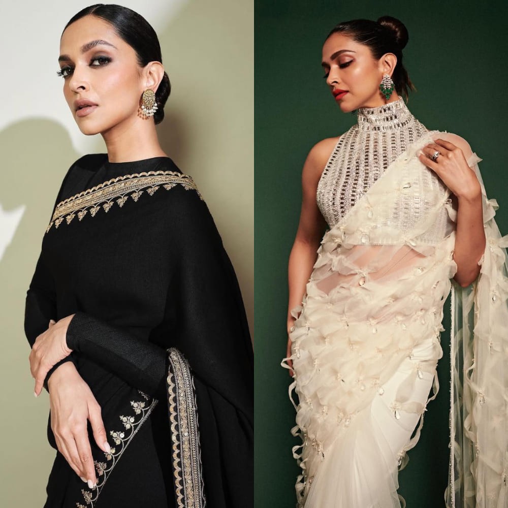 5 sarees from Deepika Padukone's closet that'll definitely have bridesmaids stealing th...