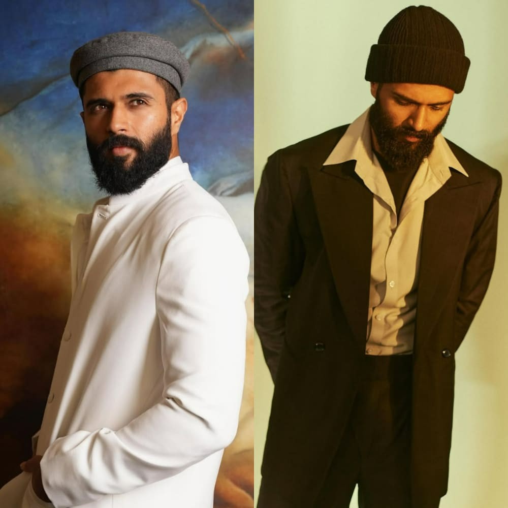  Vijay Deverakonda steps up the style game as he styles his formal looks with a cool ac...