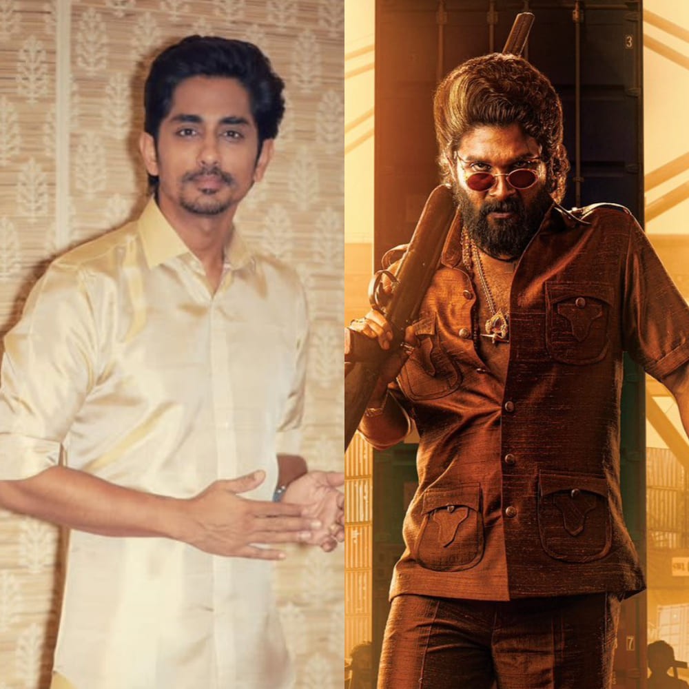 Siddharth REACTS to his viral JCB comment for Allu Arjun's Pushpa 2 Patna event after r... Siddharth REACTS to his viral JCB comment for Allu Arjun's Pushpa 2 Patna event after r...