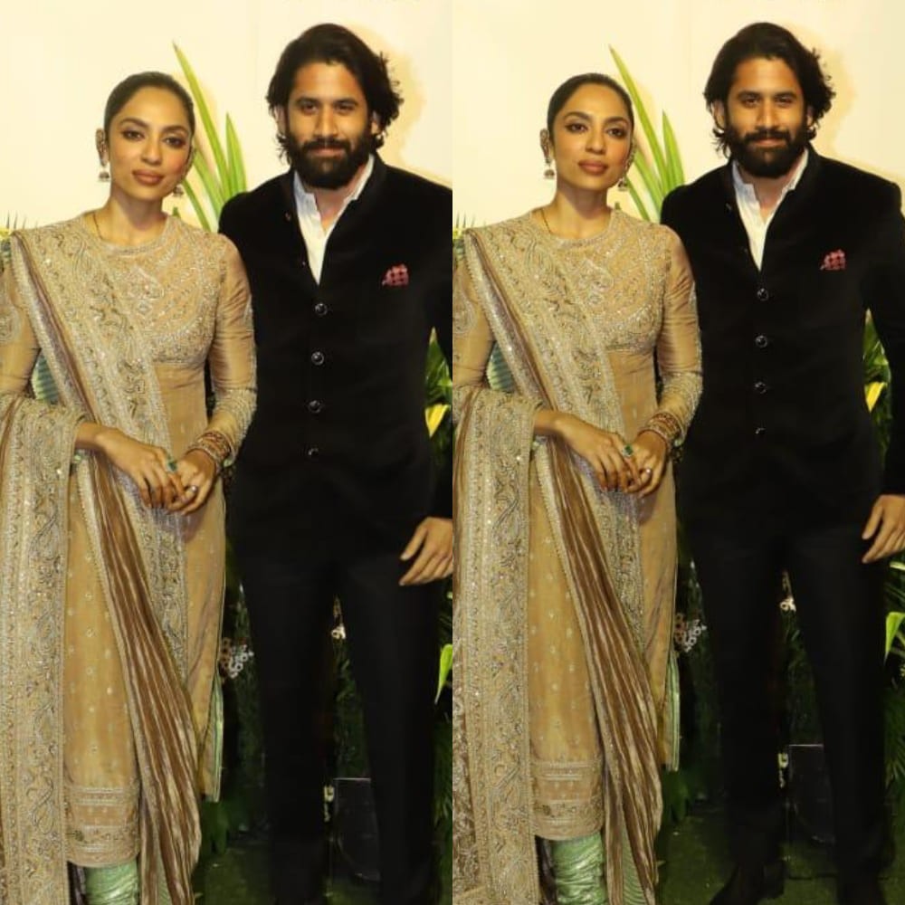 WATCH: Sobhita Dhulipala cannot stop smiling as paps congratulate her and Naga Chaitany... WATCH: Sobhita Dhulipala cannot stop smiling as paps congratulate her and Naga Chaitany...