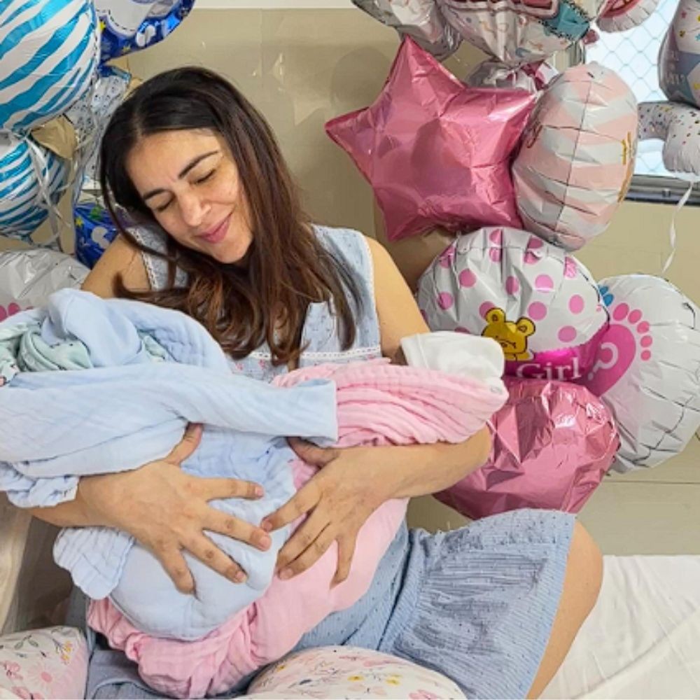 New mom Shraddha Arya beams with joy as she shares FIRST PIC of herself with newborn ba... New mom Shraddha Arya beams with joy as she shares FIRST PIC of herself with newborn ba...