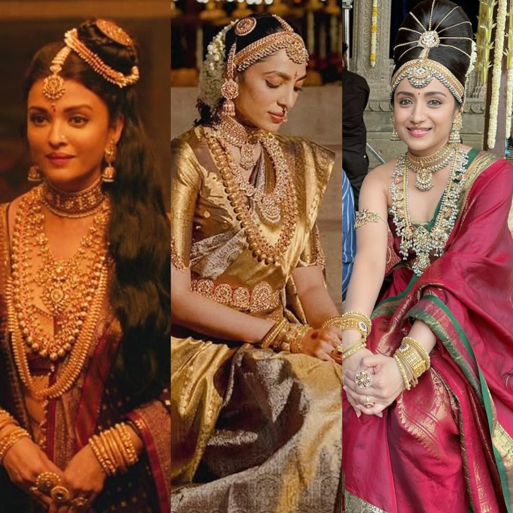  Sobhita Dhulipala's wedding jewelry strikes a regal resemblance to Aishwarya Rai and T...