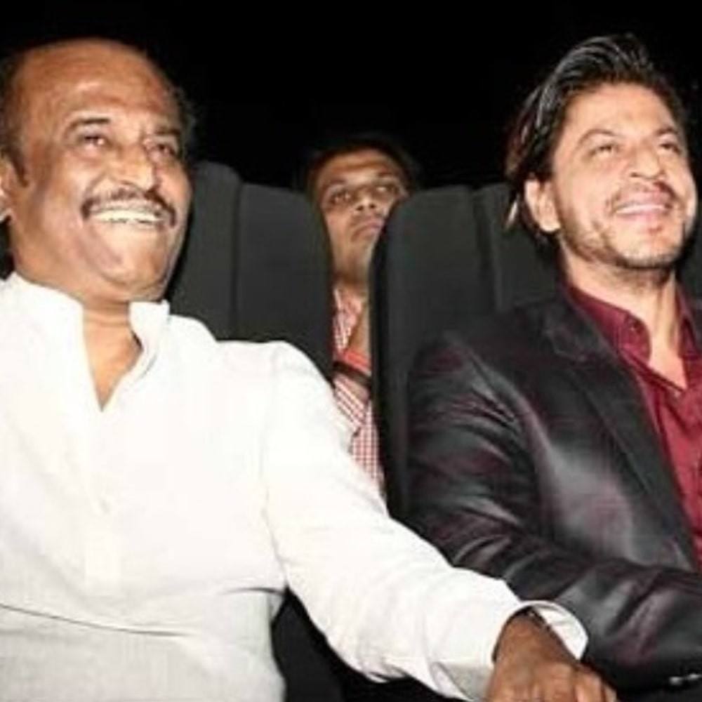 Shah Rukh Khan wishes ‘bossest of all the bosses’ Rajinikanth on his birthday: 'The man... Shah Rukh Khan wishes ‘bossest of all the bosses’ Rajinikanth on his birthday: 'The man...