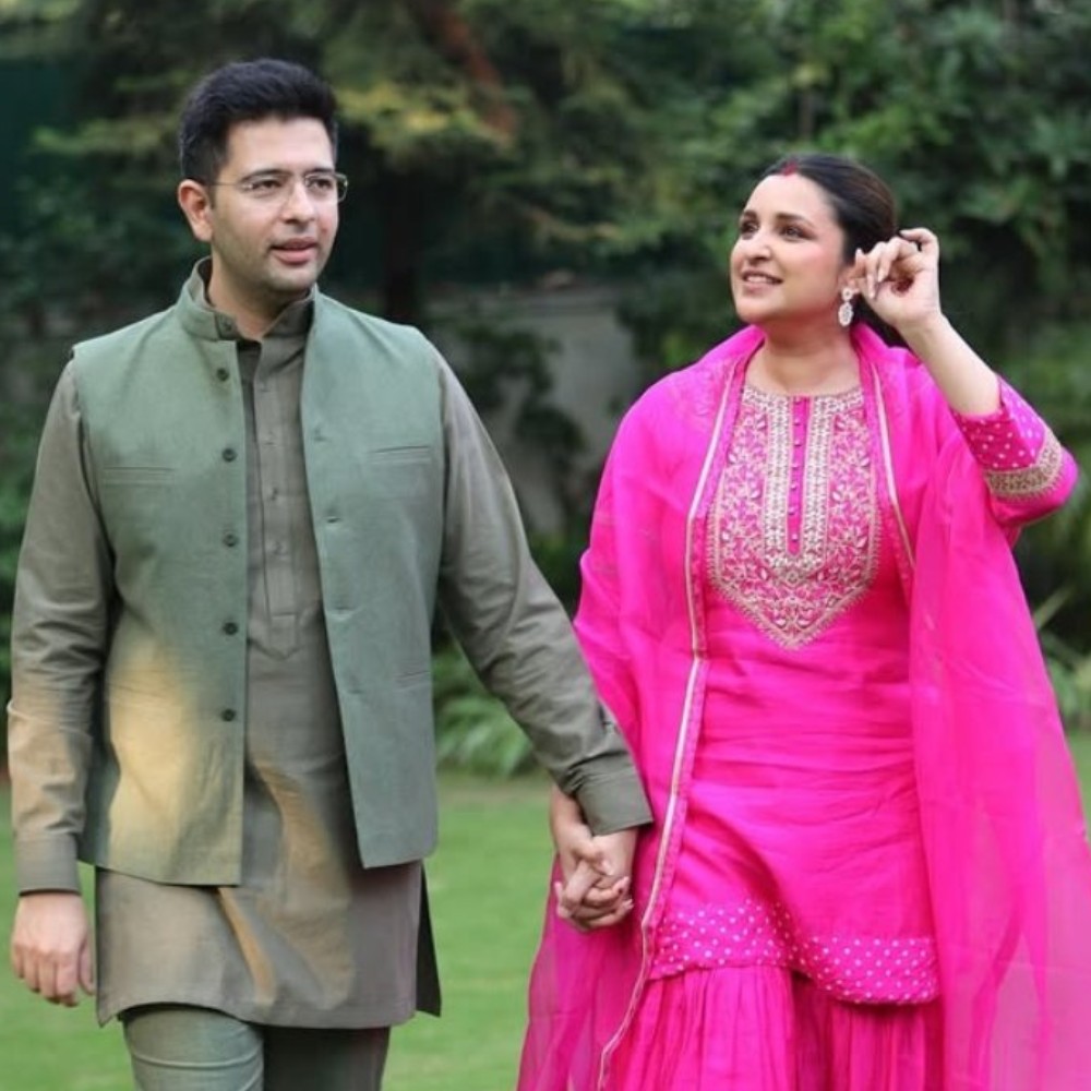 Parineeti Chopra's husband Raghav Chadha on her talkative side, says, 'Inki awaz acchi ... Parineeti Chopra's husband Raghav Chadha on her talkative side, says, 'Inki awaz acchi ...