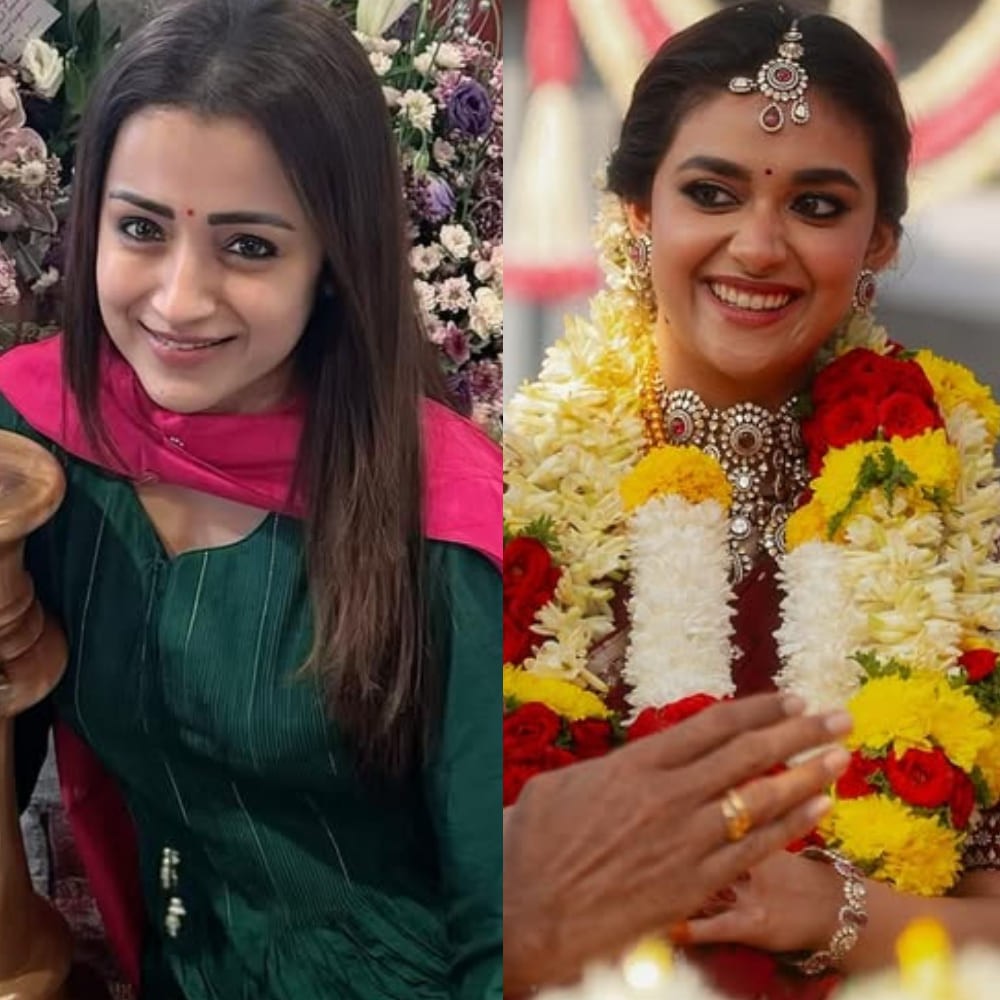 PHOTOS: Trisha Krishnan celebrates Keerthy Suresh’s wedding with Antony Thattil; relish... PHOTOS: Trisha Krishnan celebrates Keerthy Suresh’s wedding with Antony Thattil; relish...