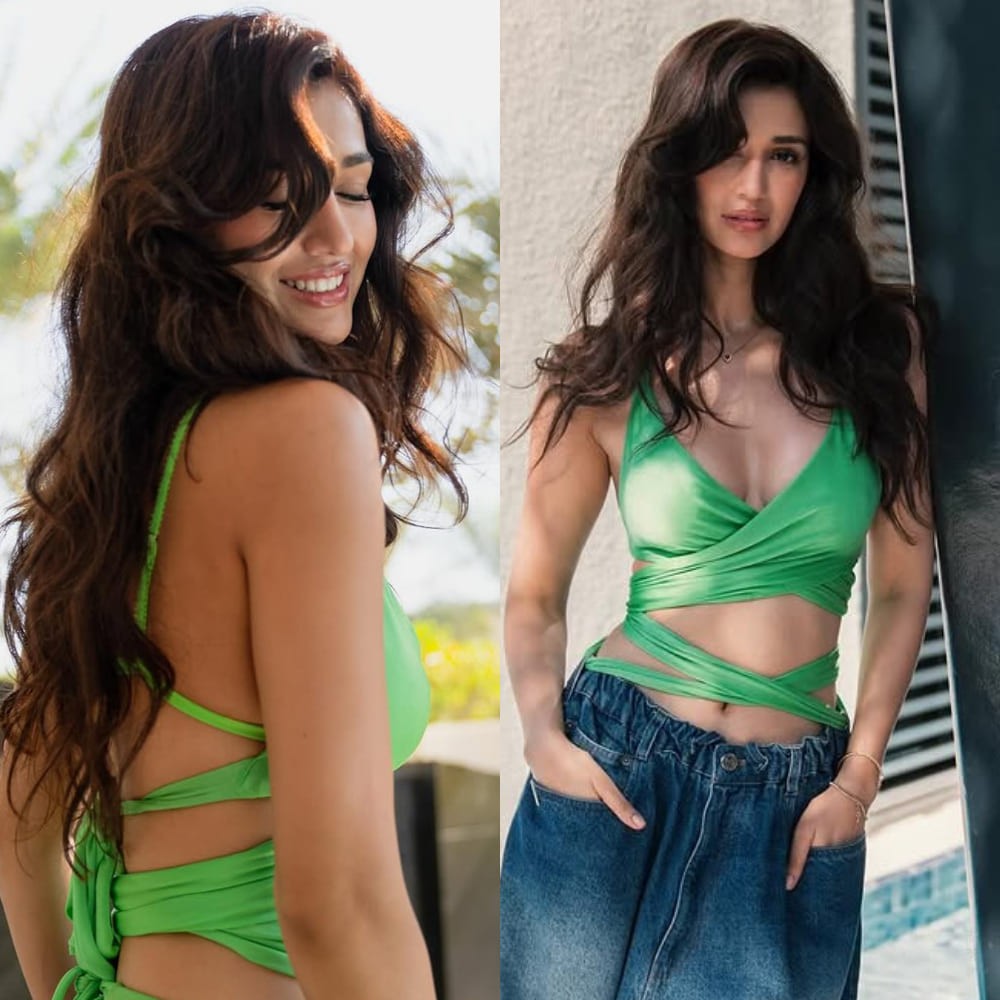 Disha Patani's vacation look in tie-up bodysuit and wide-leg denim gives us major sunny... Disha Patani's vacation look in tie-up bodysuit and wide-leg denim gives us major sunny...